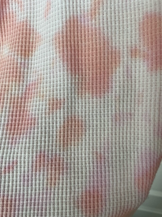 Eddie Bauer Pink and White Tie-Dye Long Sleeve Tee - Picture 3 of 4